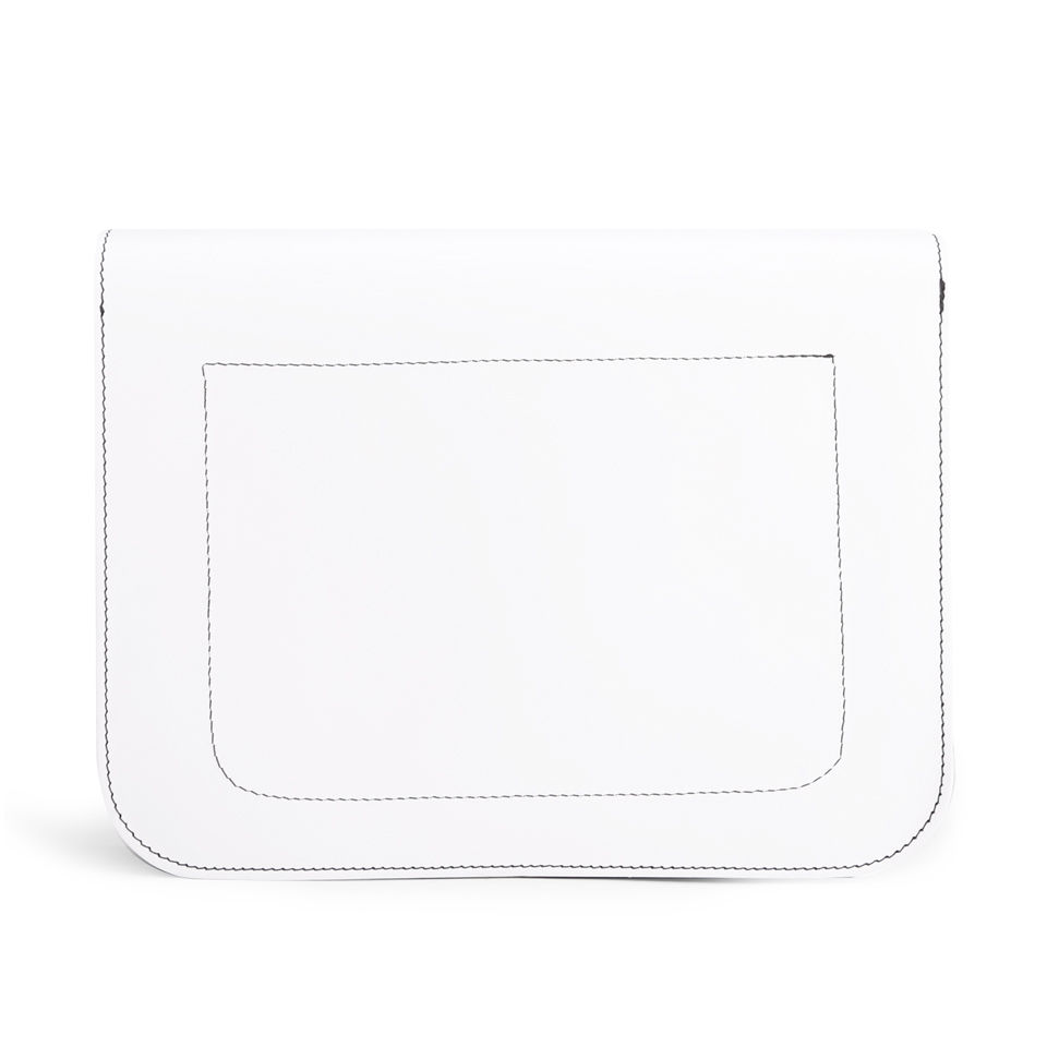 Danielle Foster Kit Colourblock Leather Clutch Bag - Black/Tan/White
