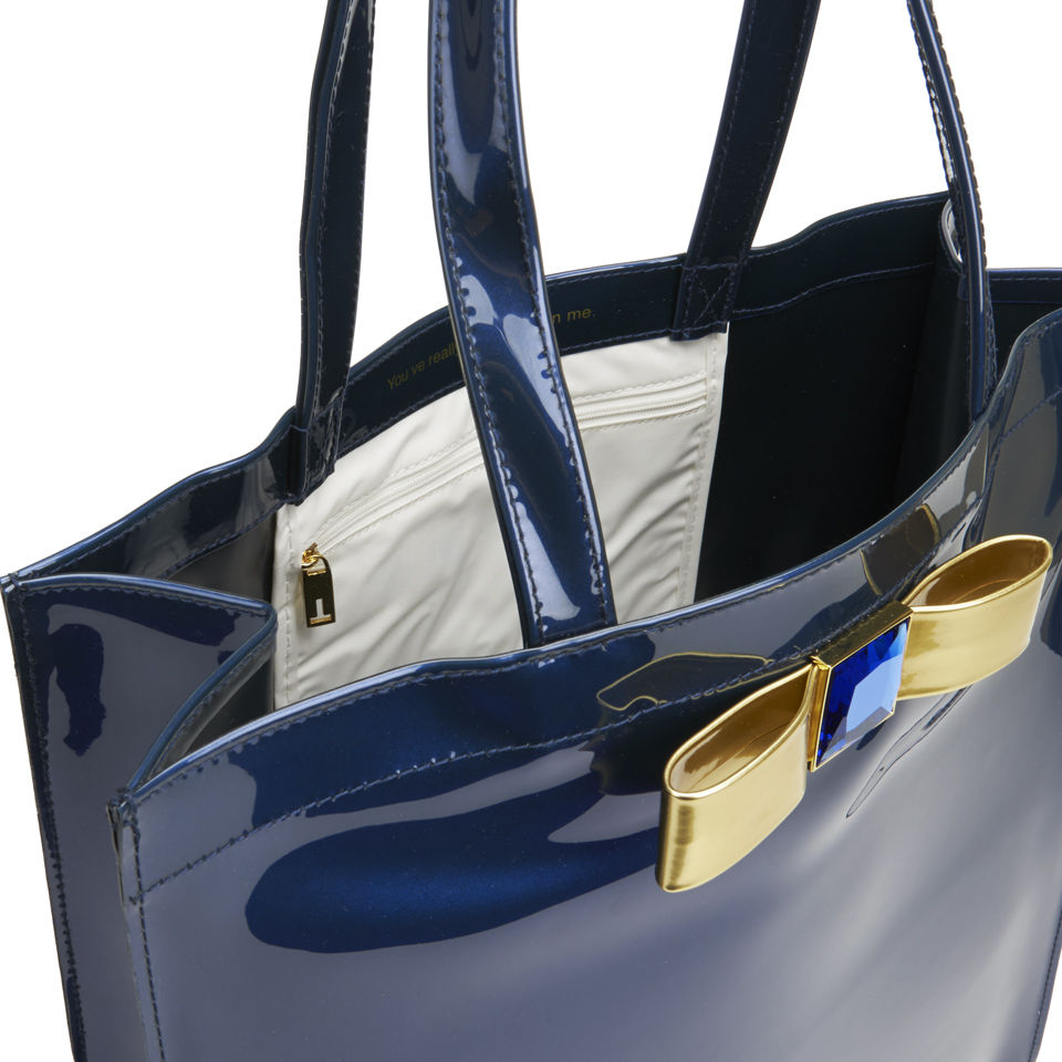 Ted Baker Women's Julecon Embellished Bow Tote Bag - Dark Blue