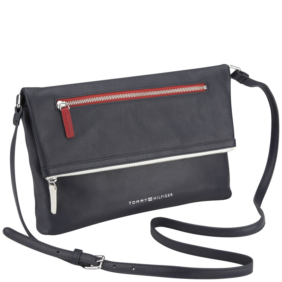 Tommy Hilfiger Women s Fabienne Medium Leather Cross Body Bag