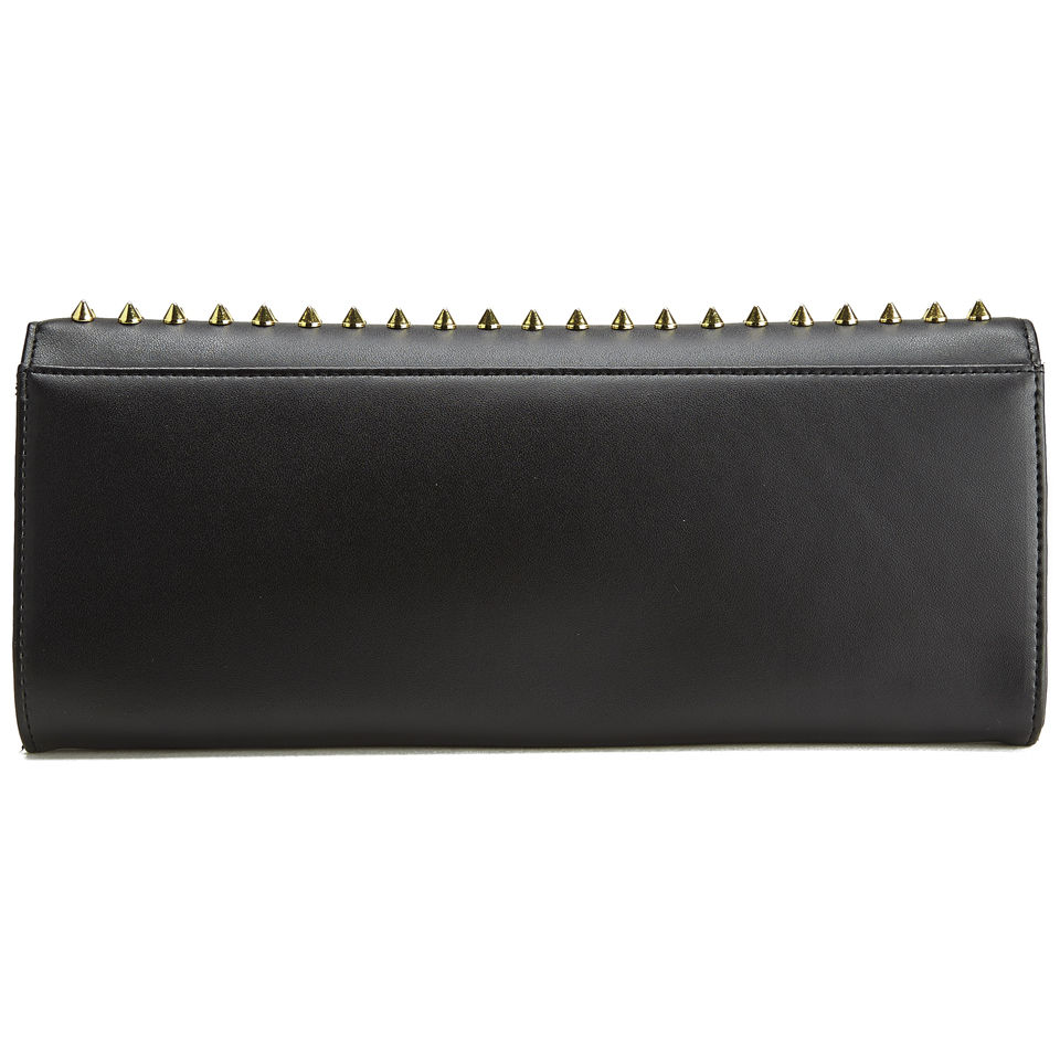 Ted Baker Studded Metal Bar Clutch Bag - Black