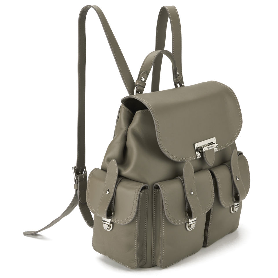 Aspinal of London Women's Letterbox Rucksack - Grey