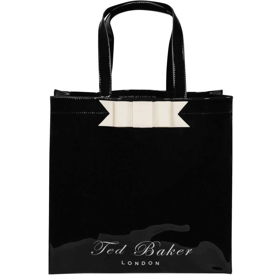 Ted Baker Bowtote Large Bow Ikon Bag - Black