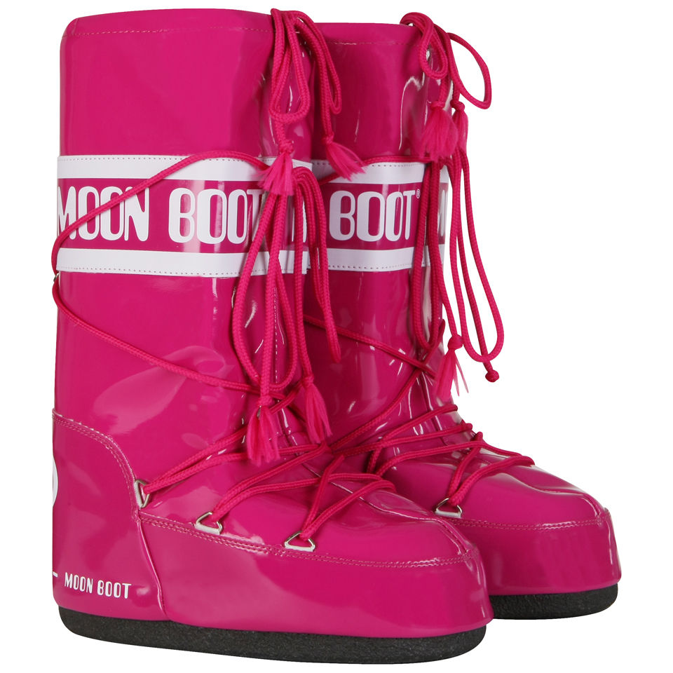 Moon Boot Women s Vinyl Boots Purple Allsole