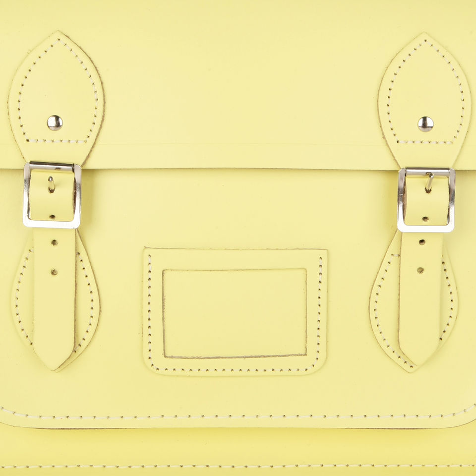 The Cambridge Satchel Company 13 Inch Leather Satchel - Pastel Lemon