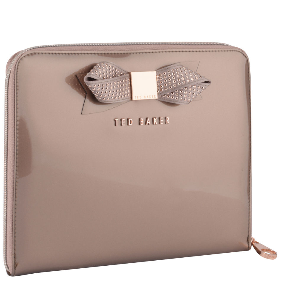 Ted Baker Women's Metycon Metallic Bow Tablet Case Rose Gold