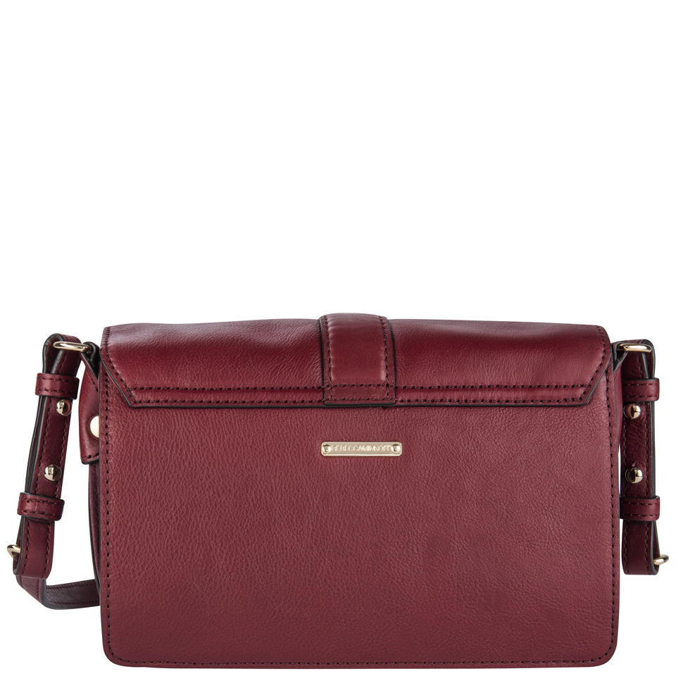 Rebecca Minkoff Hudson Nubuck Deerskin Moto Mini Bag - Port