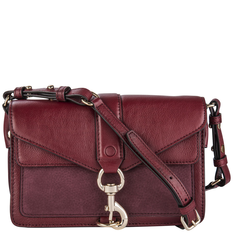 Rebecca Minkoff Hudson Nubuck Deerskin Moto Mini Bag Port