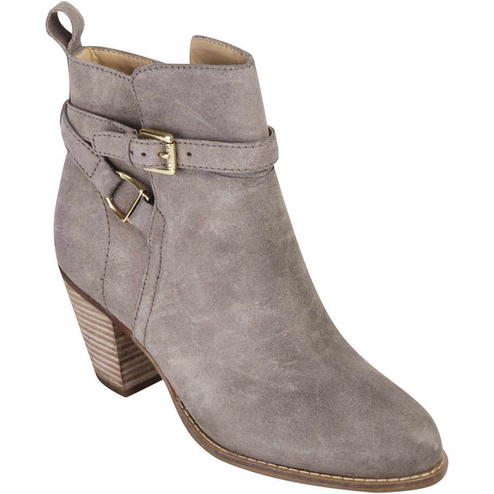 Lauren Ralph Lauren Women's Macie Heeled Leather Ankle Boots - Taupe | FREE  UK Delivery | Allsole