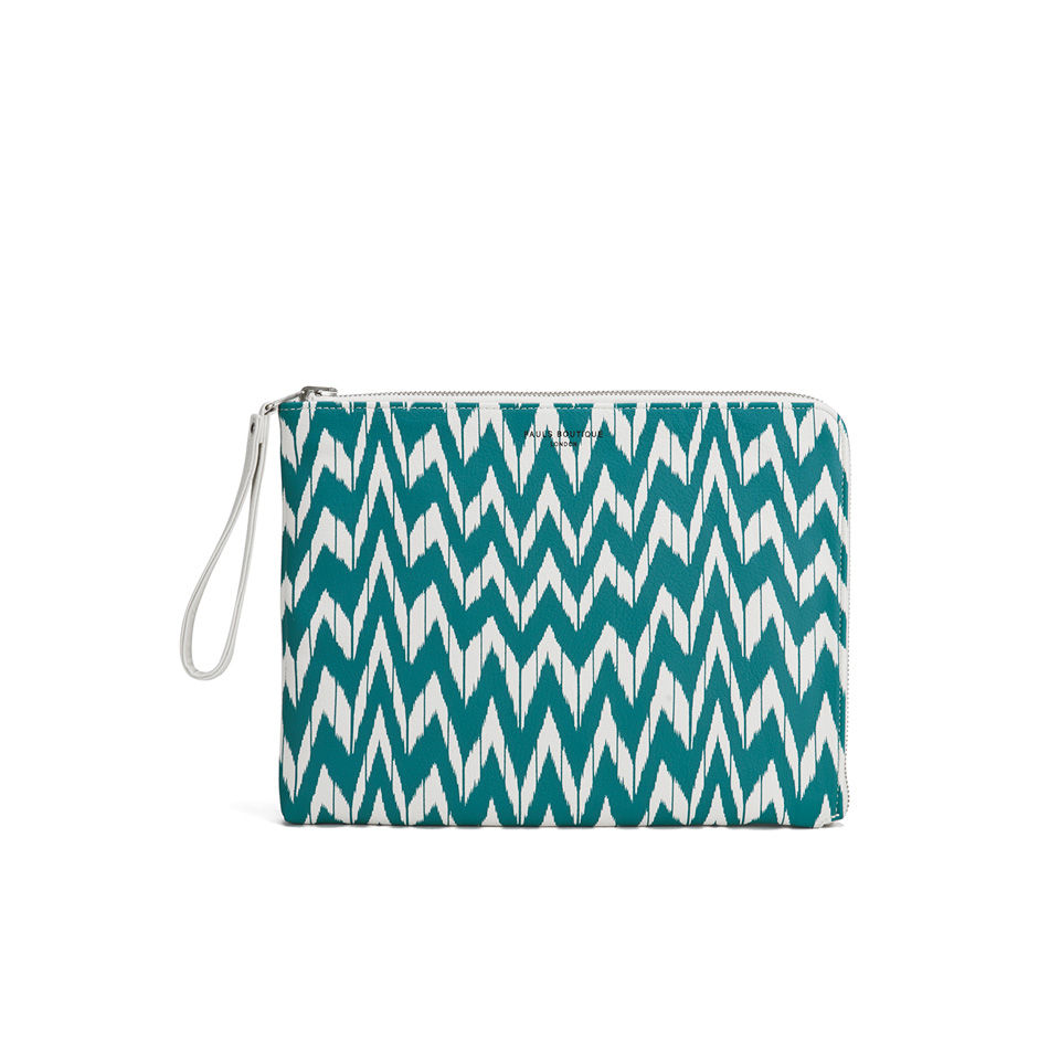 Paul's Boutique Fleur Zig Zag Clutch Bag - Teal