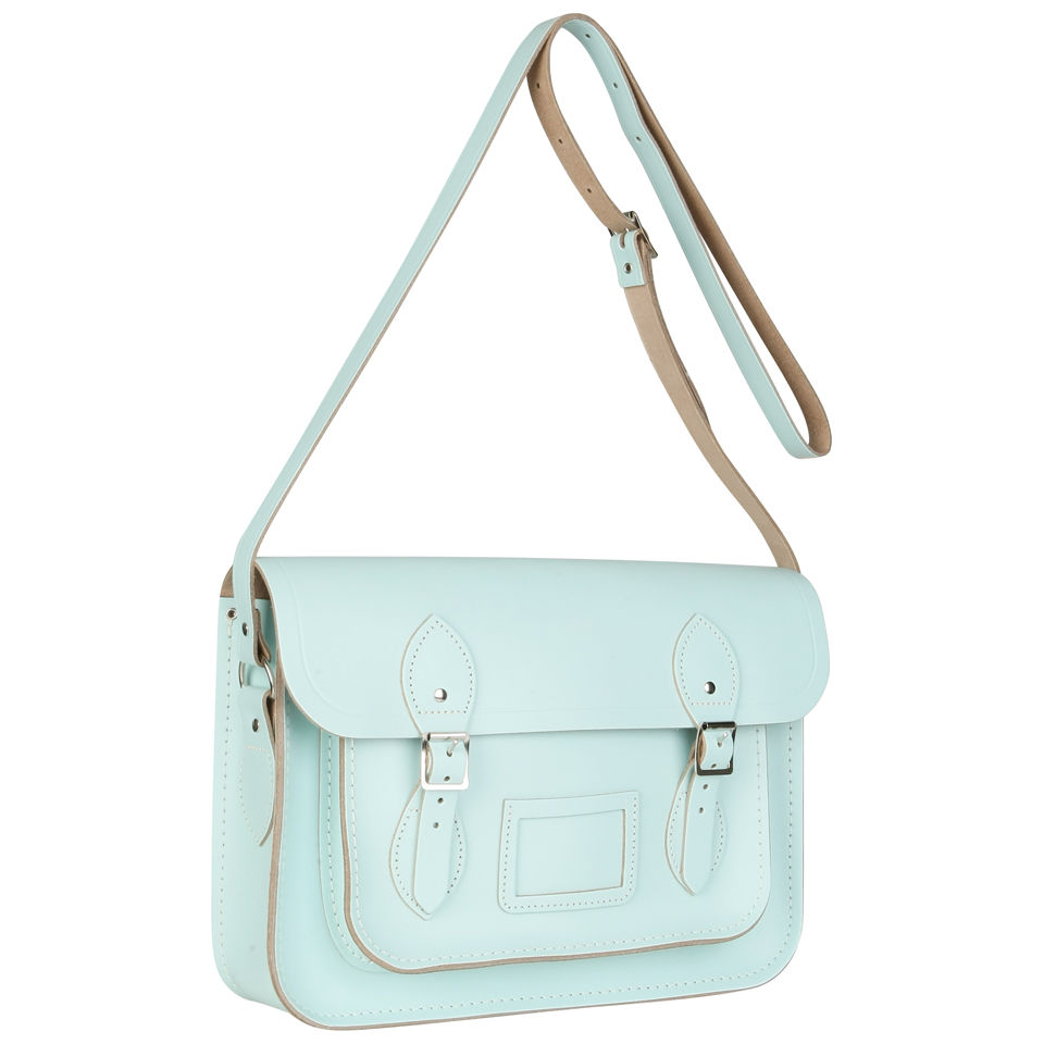 The Cambridge Satchel Company 13 Inch Leather Satchel - Duck Egg Blue