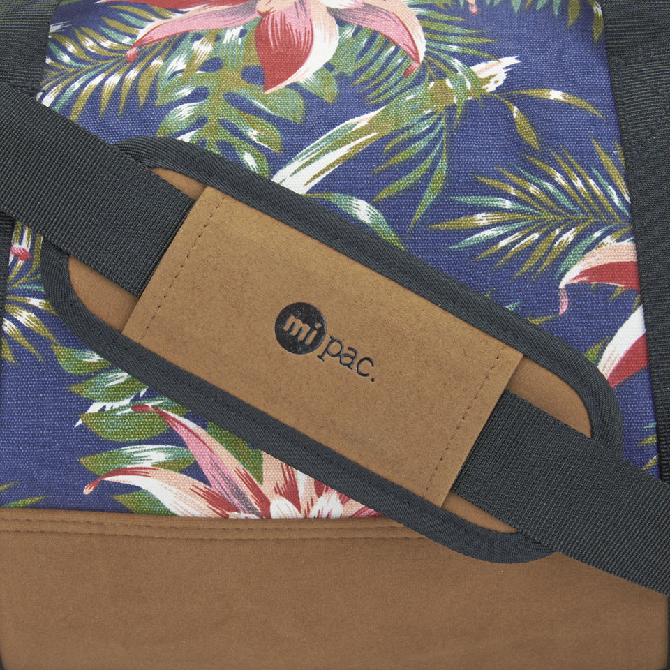 Mi-Pac Palm Floral Duffle Bag - Navy