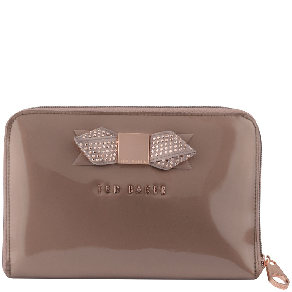 Ted Baker Women's Zicon Metallic Bow Mini Tablet Case - Rose Gold