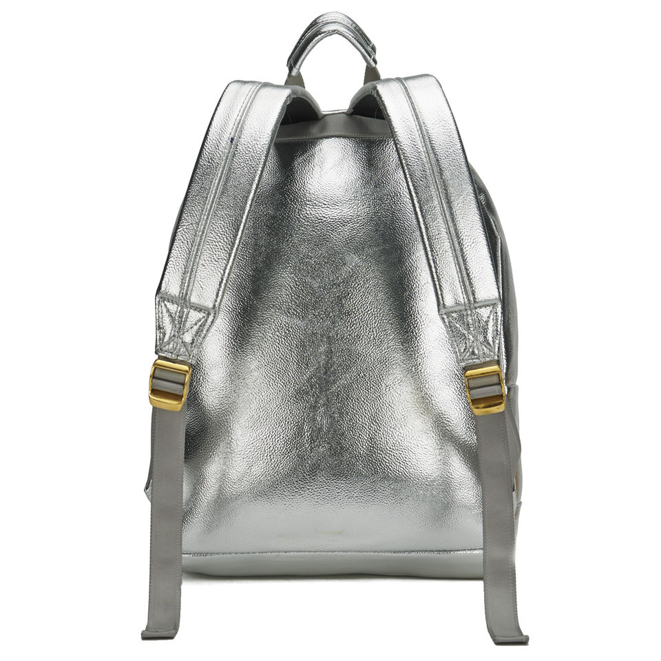 Mi-Pac Gold Metallic Backpack - Silver