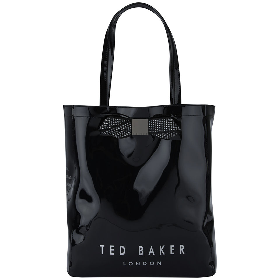 Ted Baker Women's Gemcon Metallic Bow Gem Icon Bag - Black
