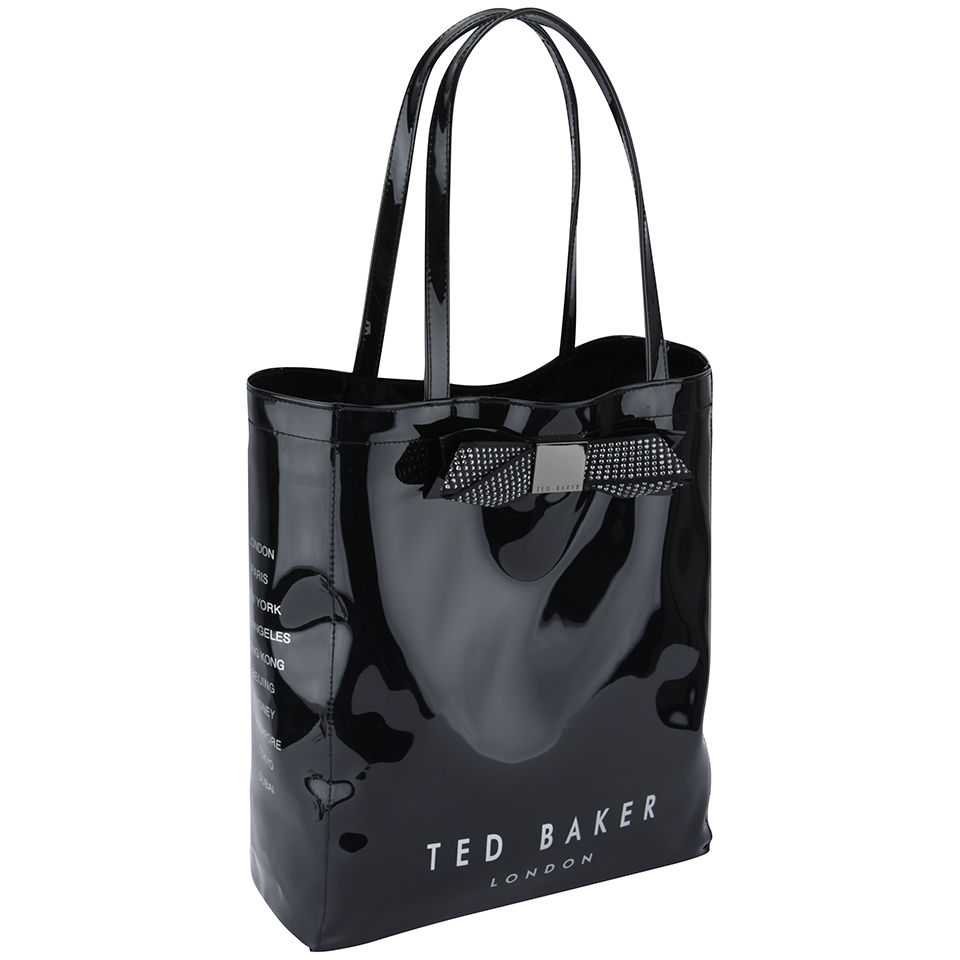 Ted Baker Women's Gemcon Metallic Bow Gem Icon Bag - Black