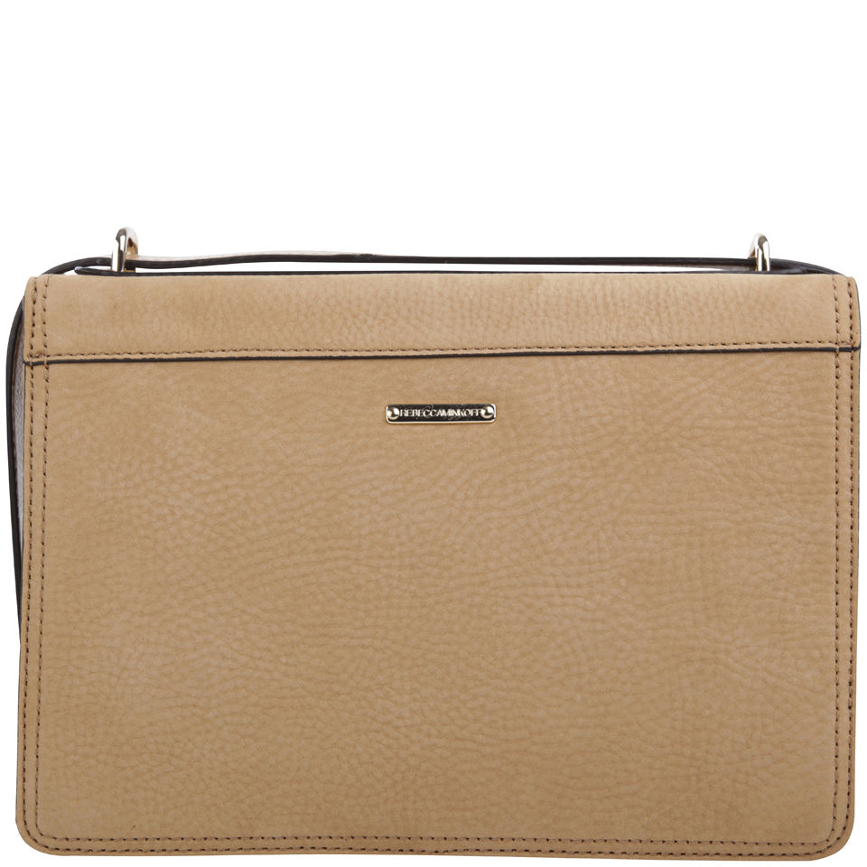 Rebecca Minkoff Nubuck Deerskin Perry Moto Bag - Tawny