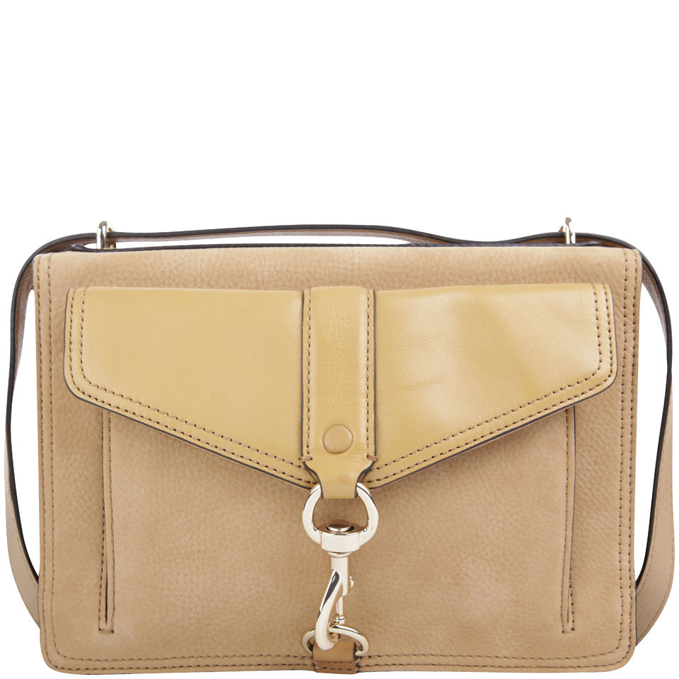 Rebecca Minkoff Nubuck Deerskin Perry Moto Bag - Tawny