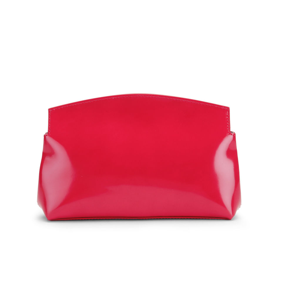 Vivienne Westwood Women's Monaco Shine Curve Top Leather Cross Body Bag - Coral