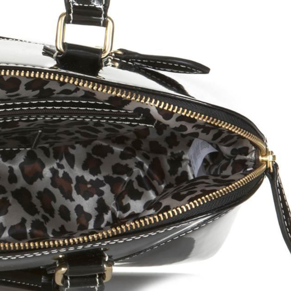 Black kettle zip shop cross body bag