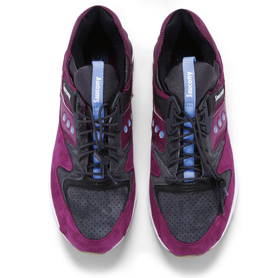 Saucony grid 9000 shop red charcoal