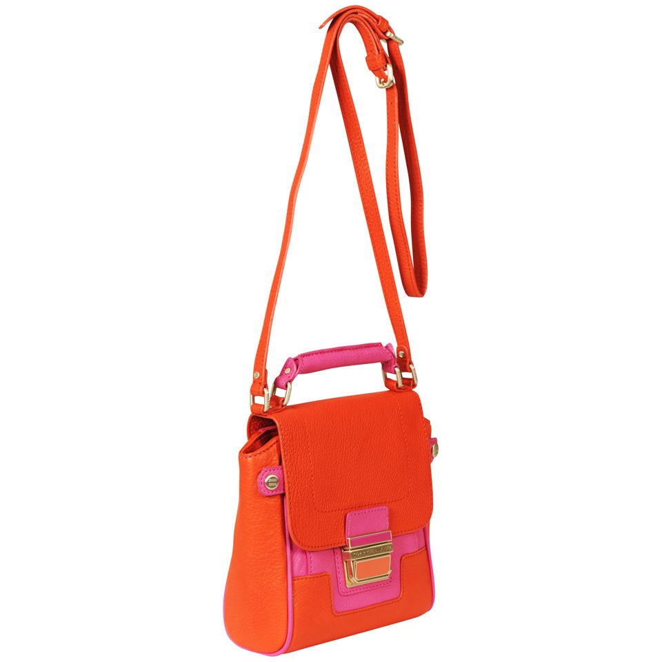 Tommy Hilfiger Women's Fleur Small Satchel - Red/Orange