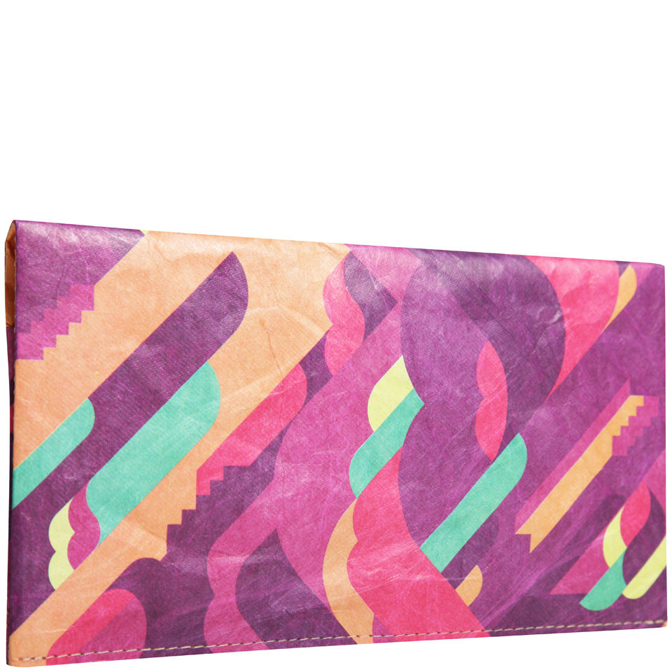 Paper Wallet Women's Series 1 Pianofuzz Clutch - Pink