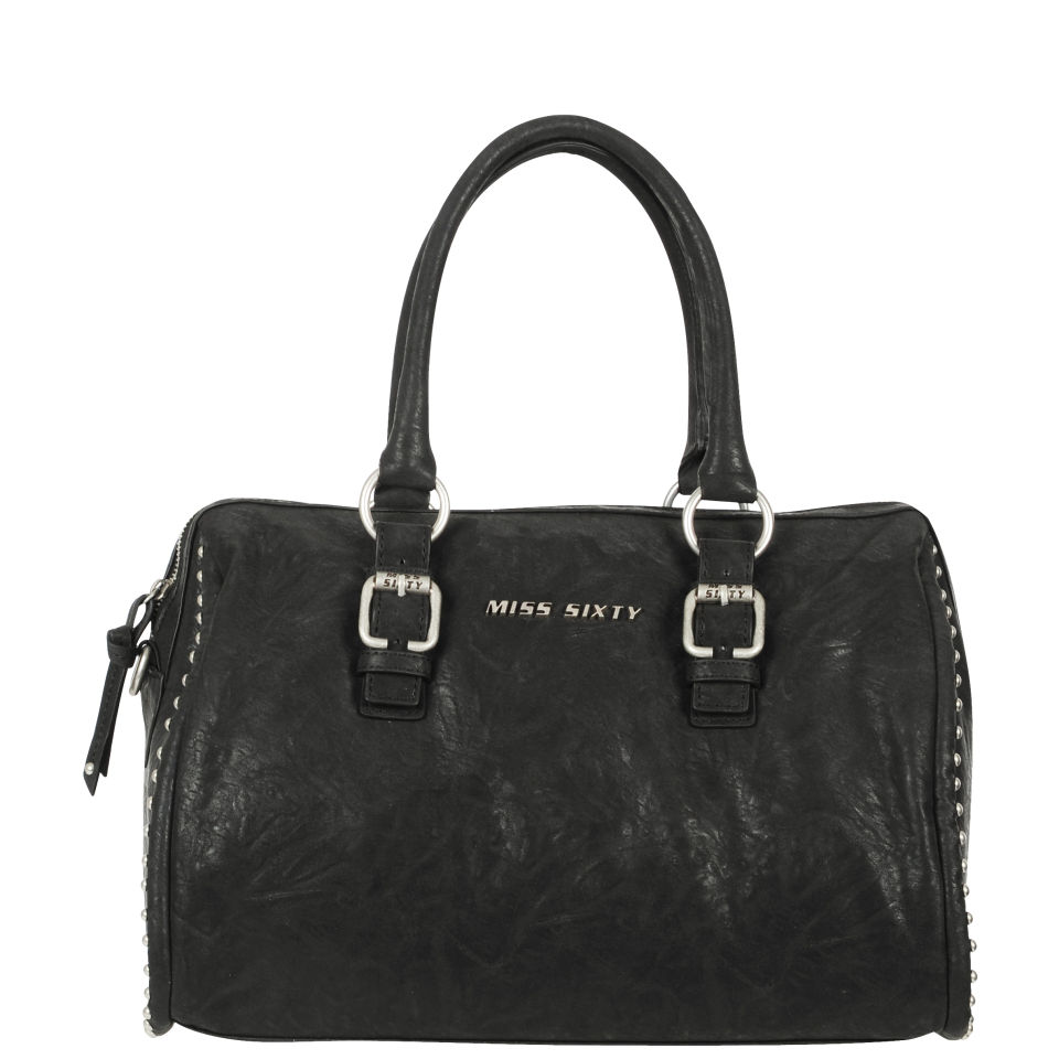 Miss Sixty Logo Bowling Bag - Black