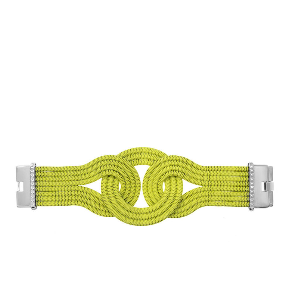 Lara Bohinc Exclusive to Harper s Bazaar Solar Eclipse Bracelet Neon Yellow