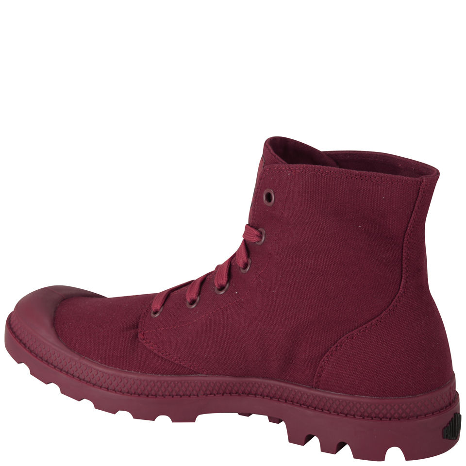 Maroon sales palladium boots