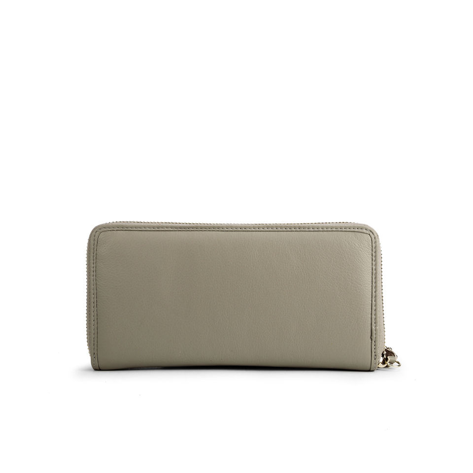 Christian Lacroix Relief PM1 Zip Top Purse - Mastic