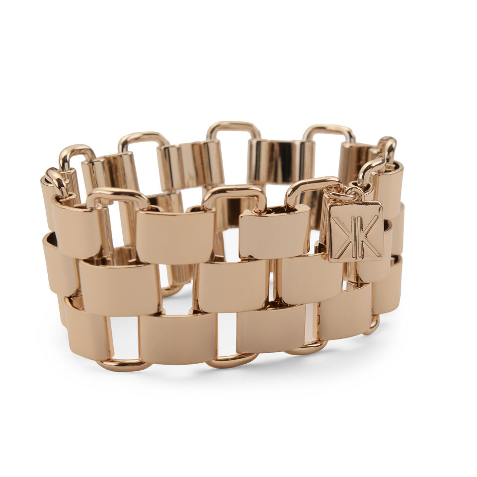 Kardashian Kollection KK Gate Chain Bracelet - Gold