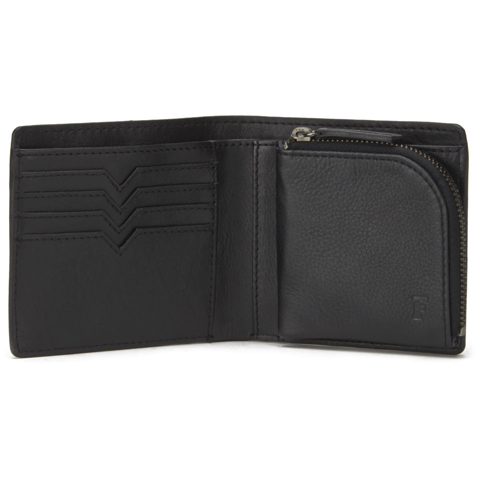 French Connection Ryder Leather Wallet - Black