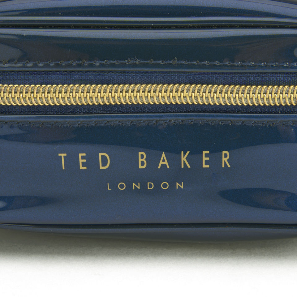 Ted Baker Women's Talen Bow Metalic Jewellery Case - Dark Blue