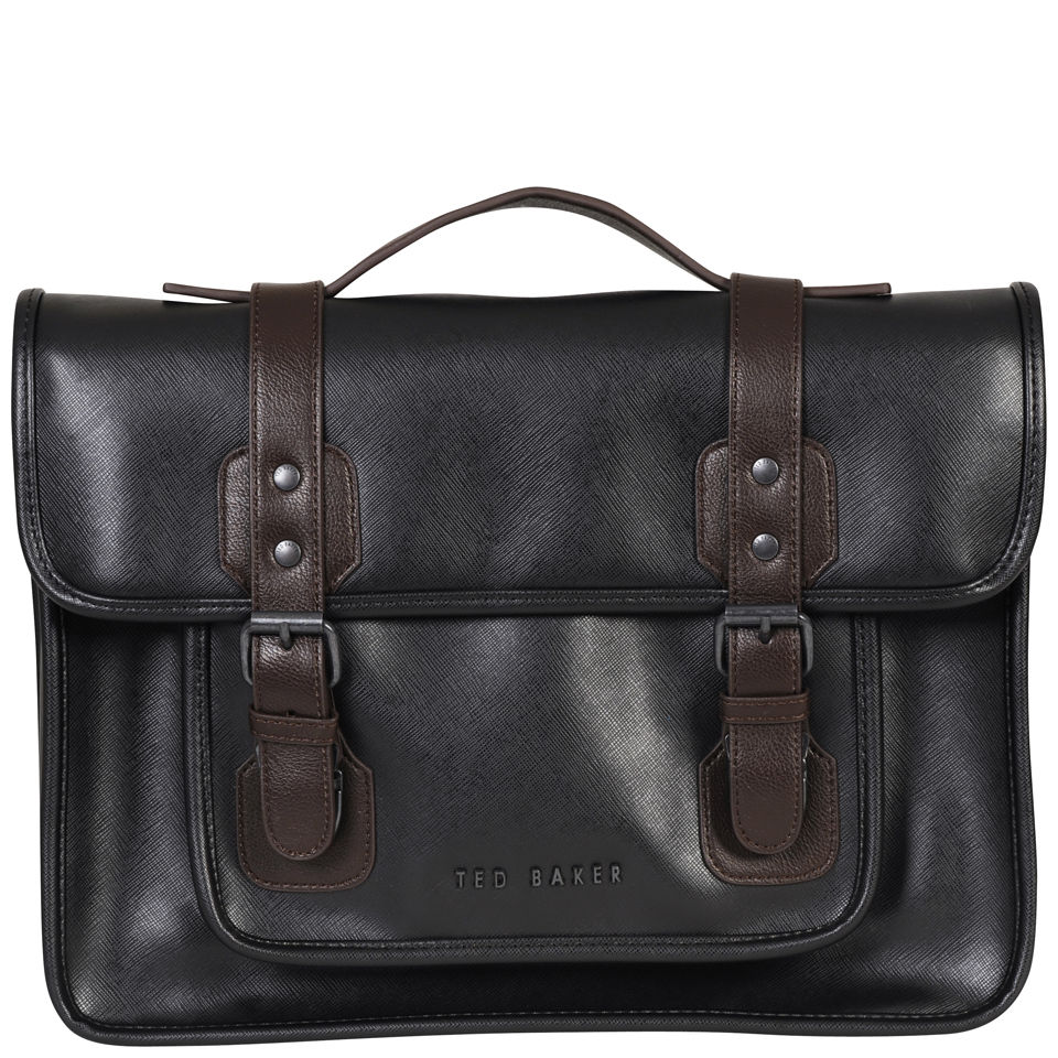 Ted Baker Skoling Crossgrain Despatch Bag Black