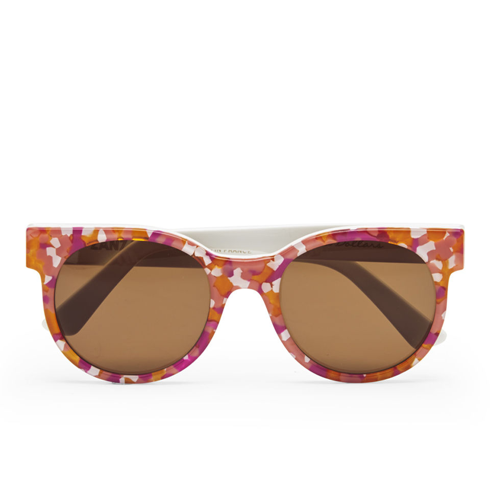 ZANZAN ZZ2 Women's Avida Dollars Sunglasses - Orange Pearl and White