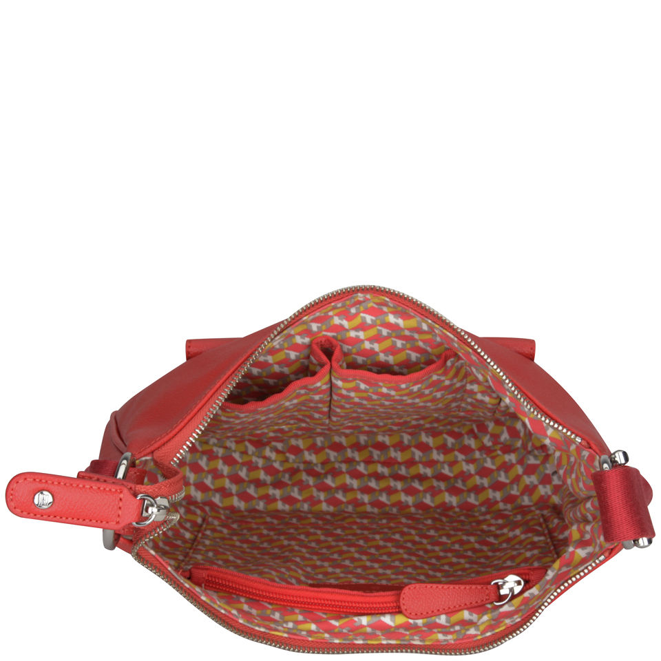 Tommy Hilfiger Women's Suzette Leather Hobo Bag - Poppy Red