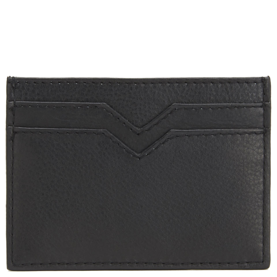 French Connection Formal Leather Credit Card Holder - Black