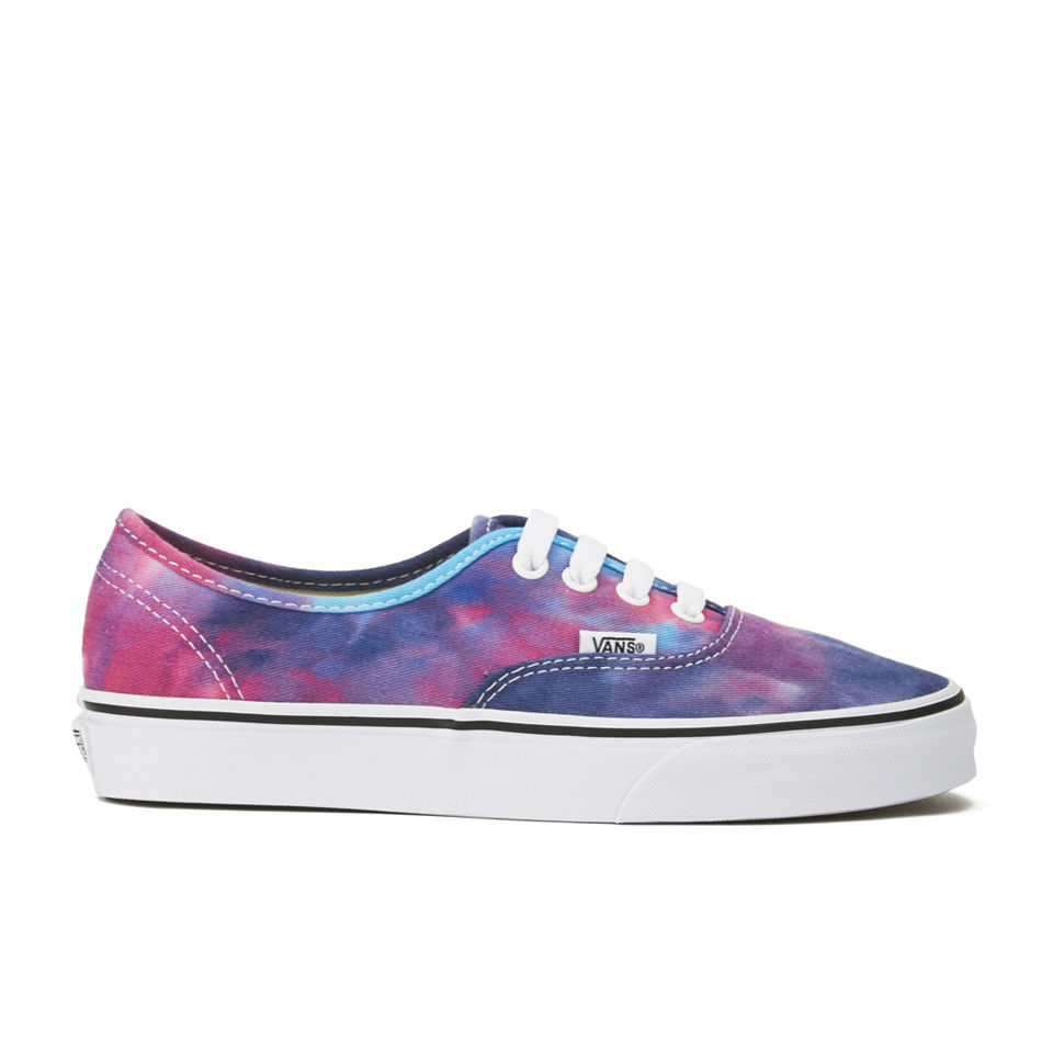 Vans authentic tie dye pink blue top