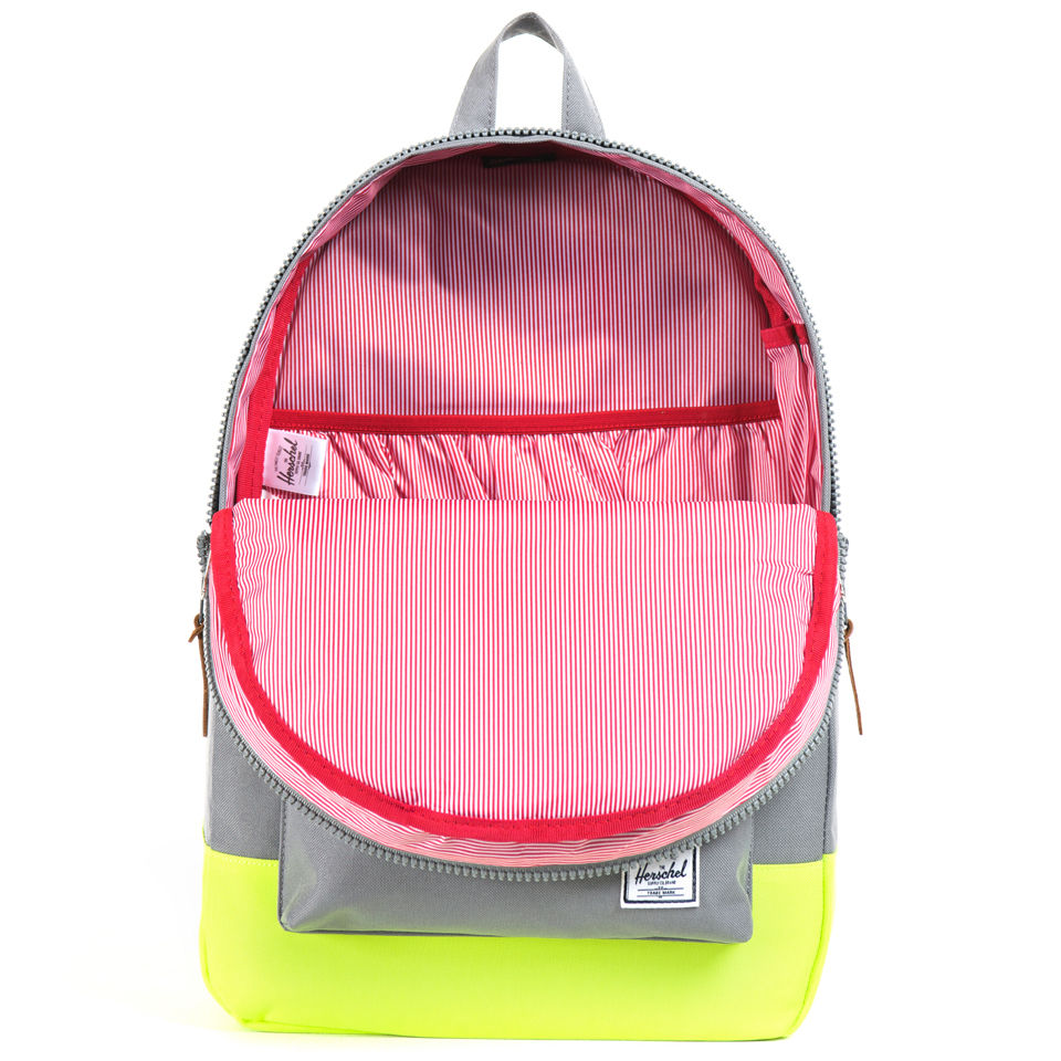 Herschel Supply Co. Settlement Backpack - Grey/Yellow Rubber
