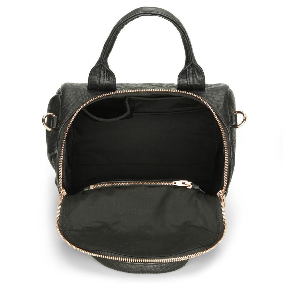 Alexander Wang Women's Rockie Pebble Leather Bag - Black with Rose Gold Hardware