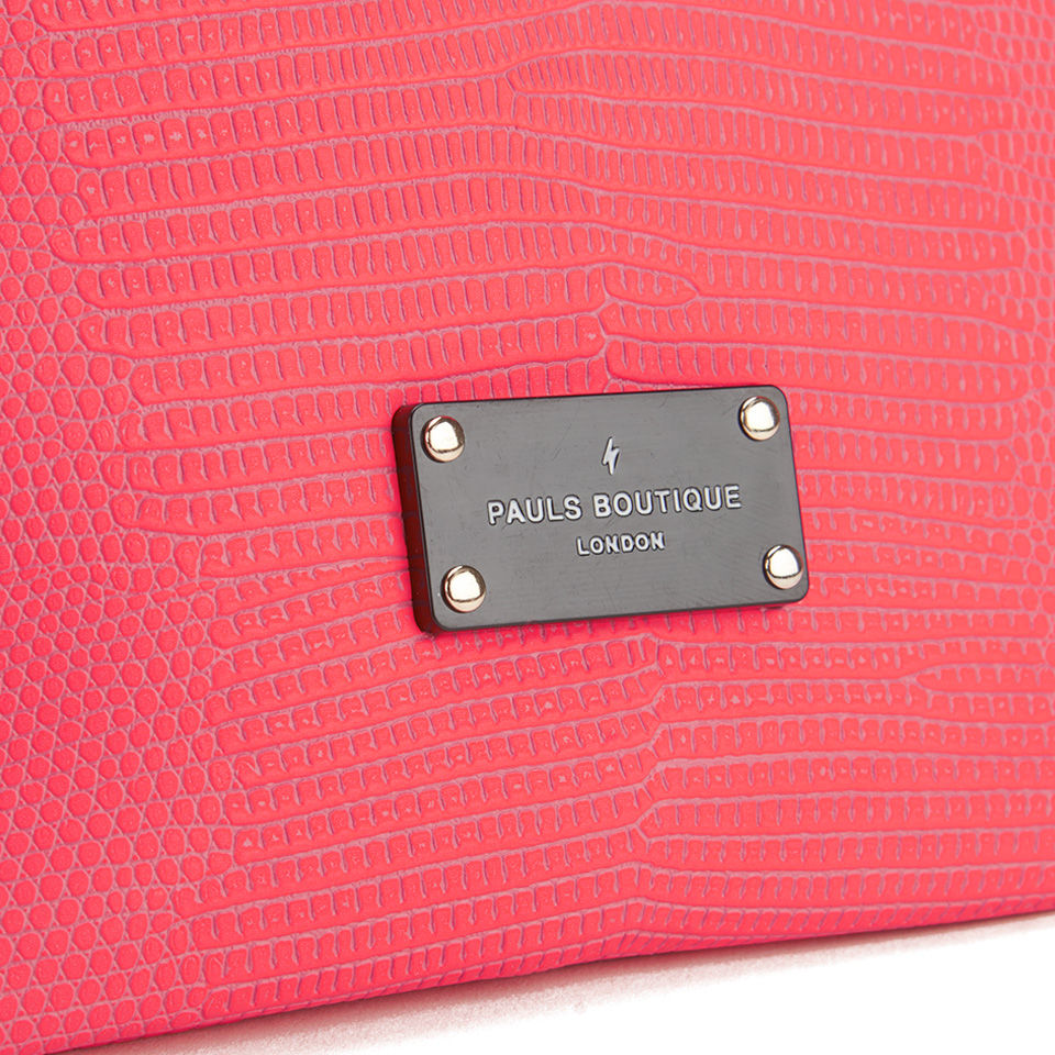 Paul's Boutique Hattie Tonal Snake Duffle Bag - Coral