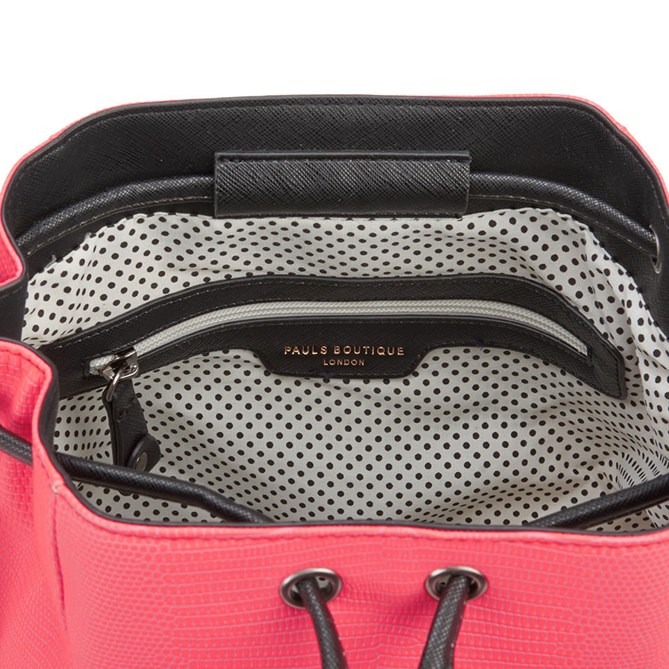Paul's Boutique Hattie Tonal Snake Duffle Bag - Coral