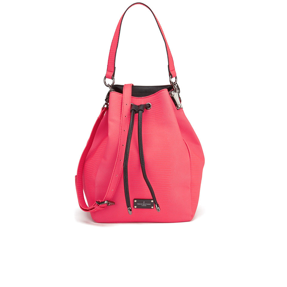 Paul's Boutique Hattie Tonal Snake Duffle Bag - Coral