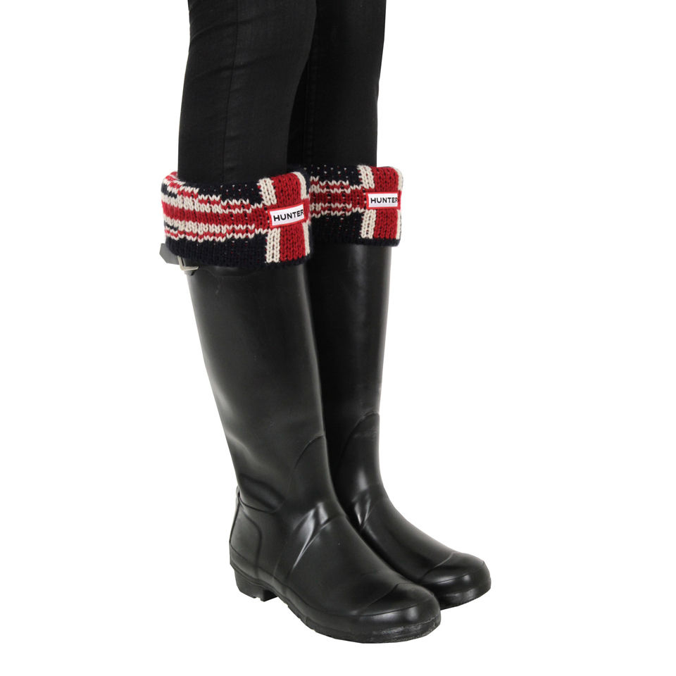Hunter Unisex Original Brit Cuff Welly Socks Navy Allsole