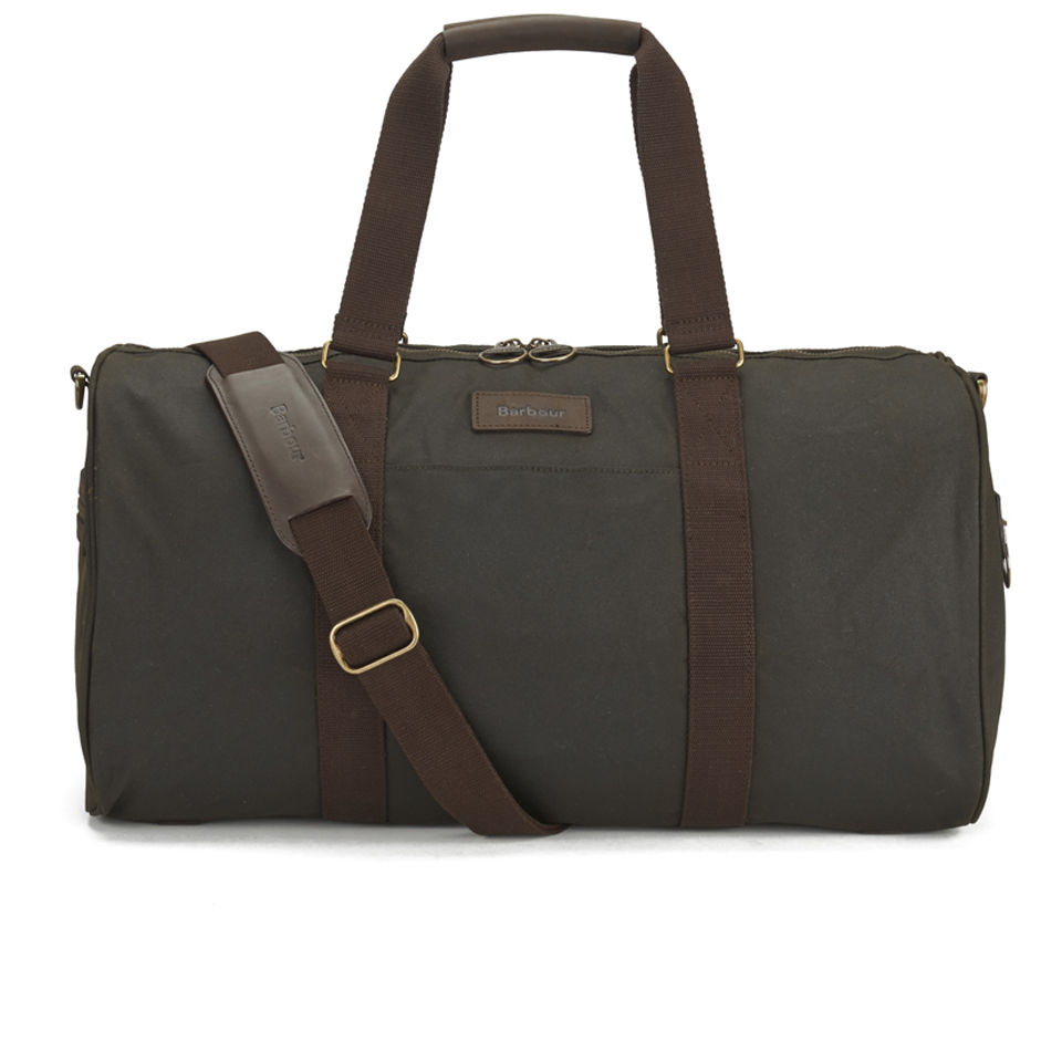 Barbour Wax Barrel Duffle Holdall Olive