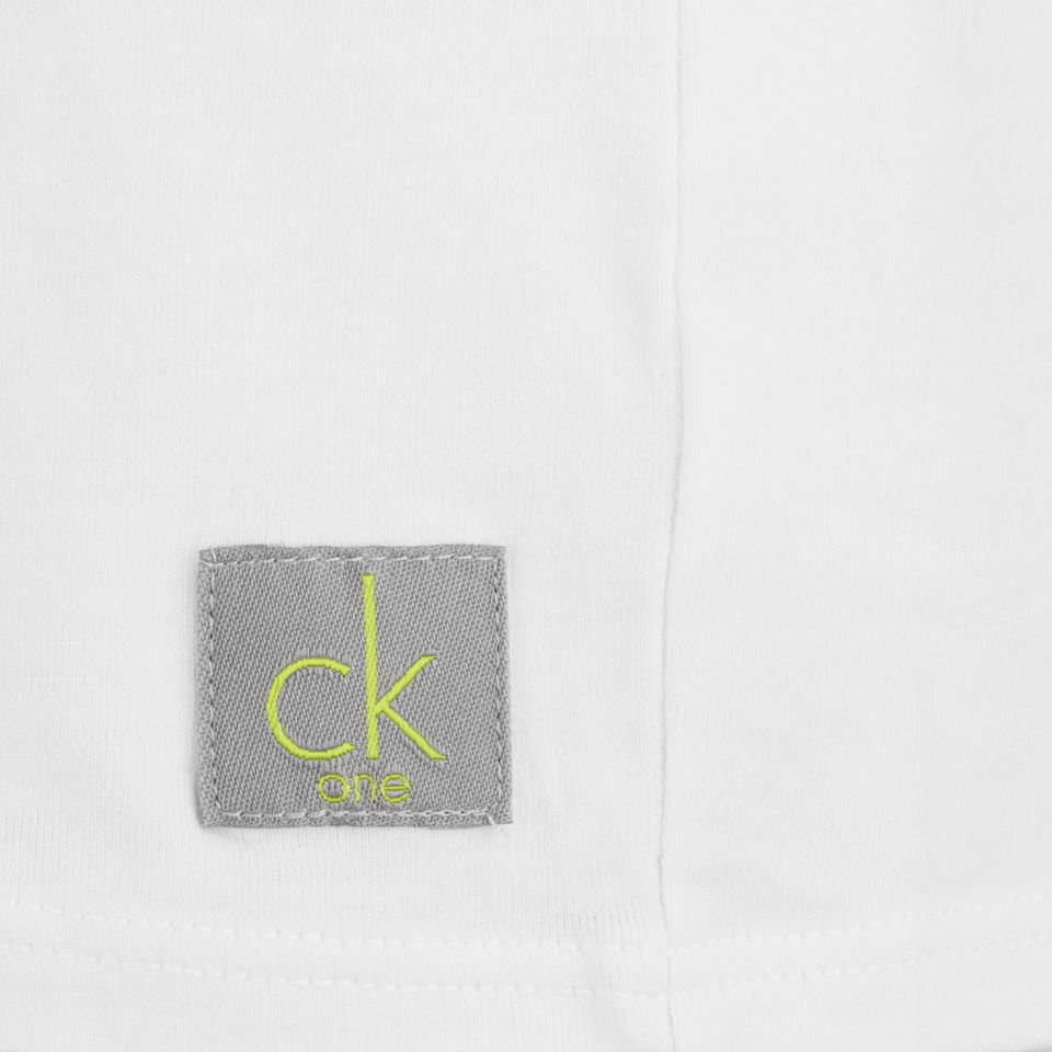 Calvin Klein Men's 2 Pack Crew Neck T-Shirt - White