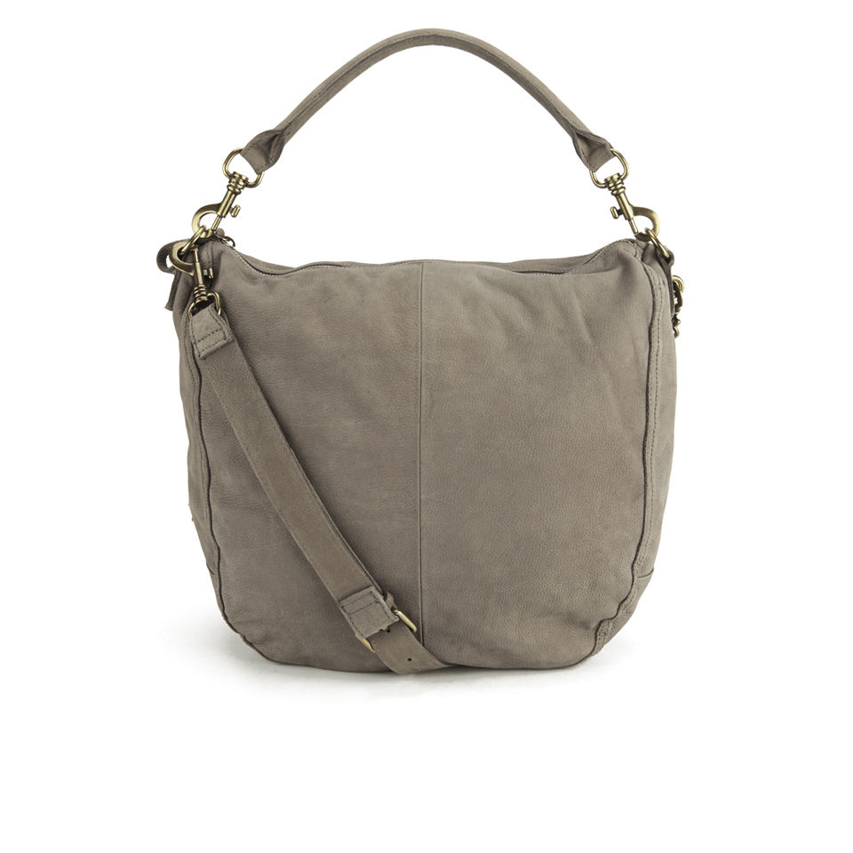 Liebeskind Women's Niva Nubuck Leather Slouch Bag - Mouse Grey