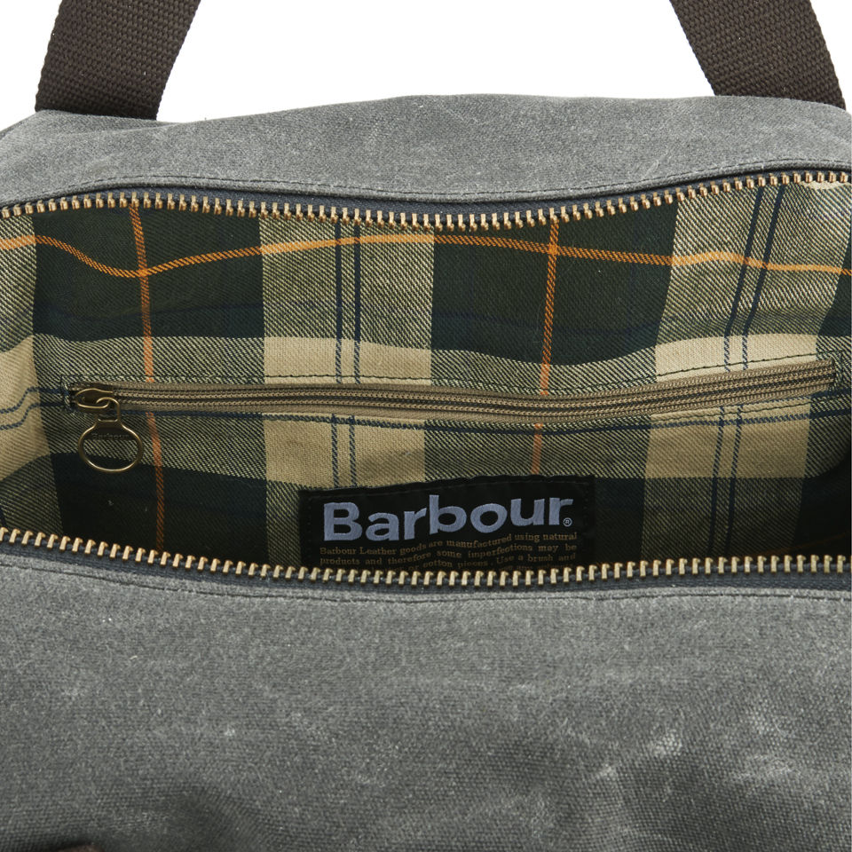 Barbour Canvas Explorer Holdall - Grey