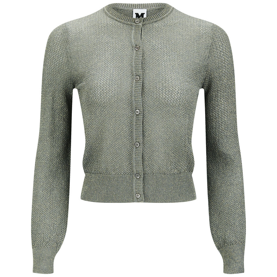 M Missoni Women s Lurex Cardigan 083 Cenere Coggles
