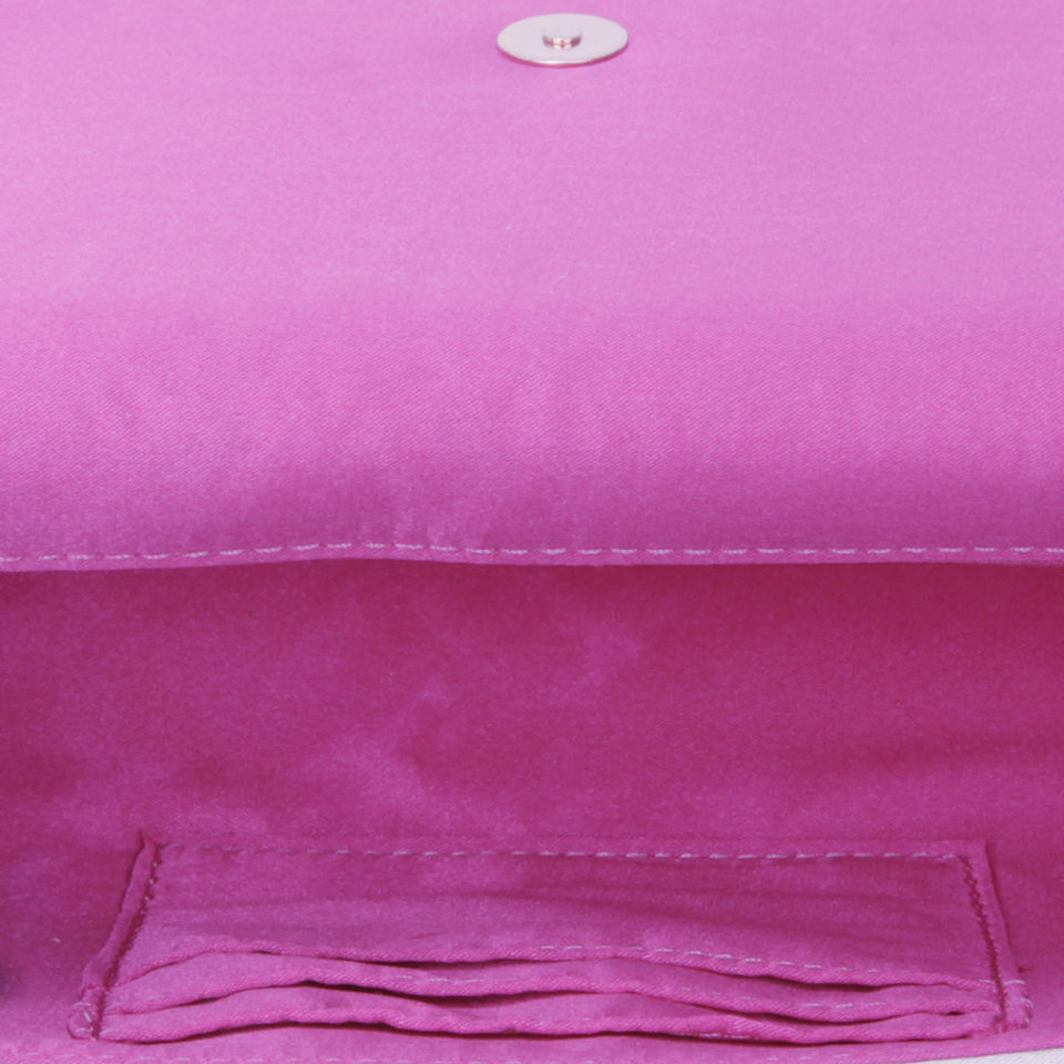 Ted Baker Women's Bowsie Satin Bow Clutch - Nude Pink